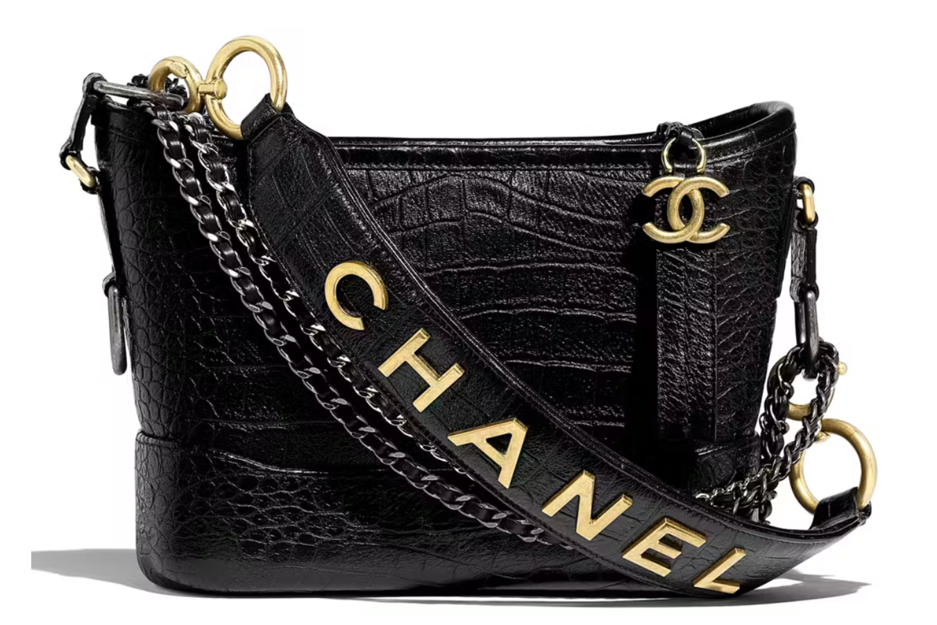 Chanel Black Quilted Leather Small Gabrielle Hobo Bag - Yoogi's Closet