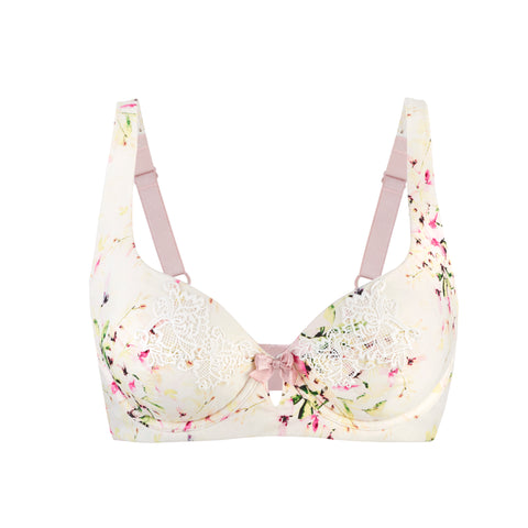 Debenhams Pack of two natural and white non-wired bras