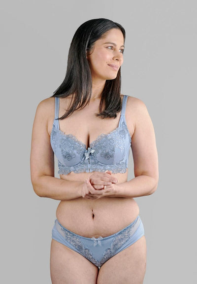 Sunbleached Floral Silk & Organic Cotton Supportive Bra – Juliemay