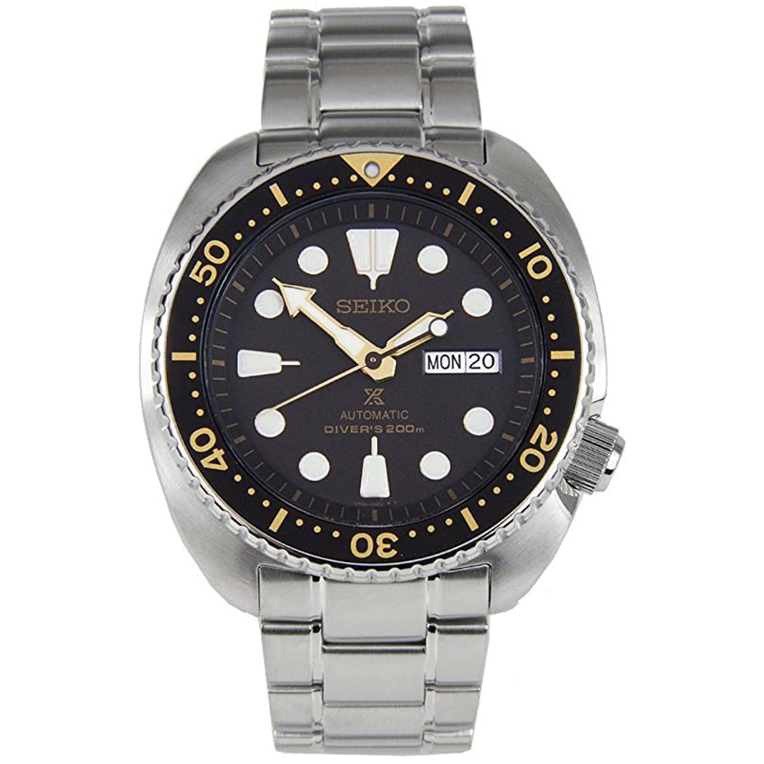 Seiko Men's Stainless Steel Prospex 'Turtle' Watch SRP775K1 – Hemstock's  Jewellers