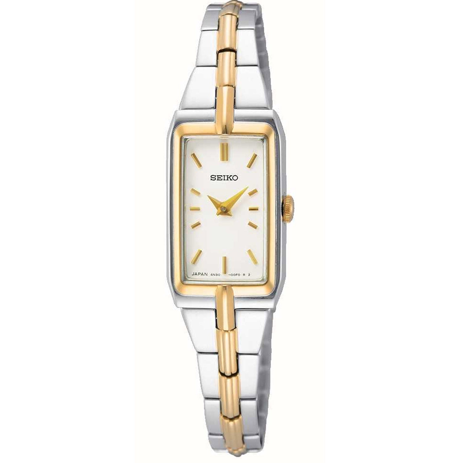 Seiko Ladies Two-Tone Steel Bracelet White Dial SWR044J8 – Hemstock's  Jewellers