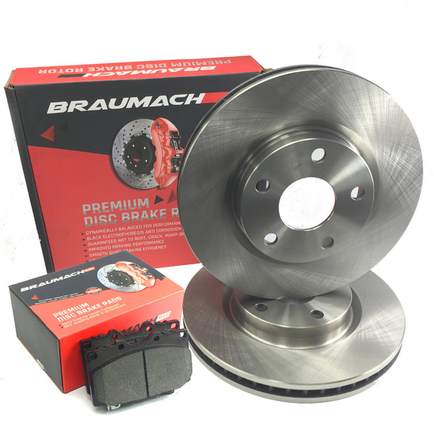 Front and Rear Brake Disc Rotors and Pads to Suit Hyundai
