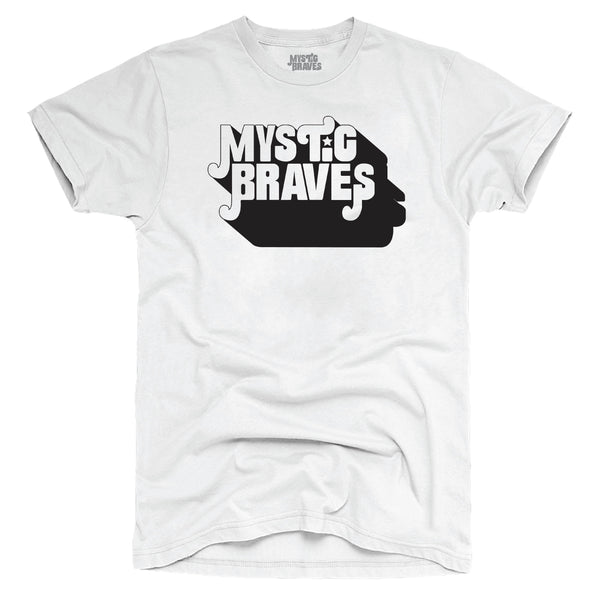 LISTEN TO MYSTIC BRAVES Mens White T-Shirt – Mystic Braves