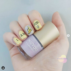 Banana about you nail art