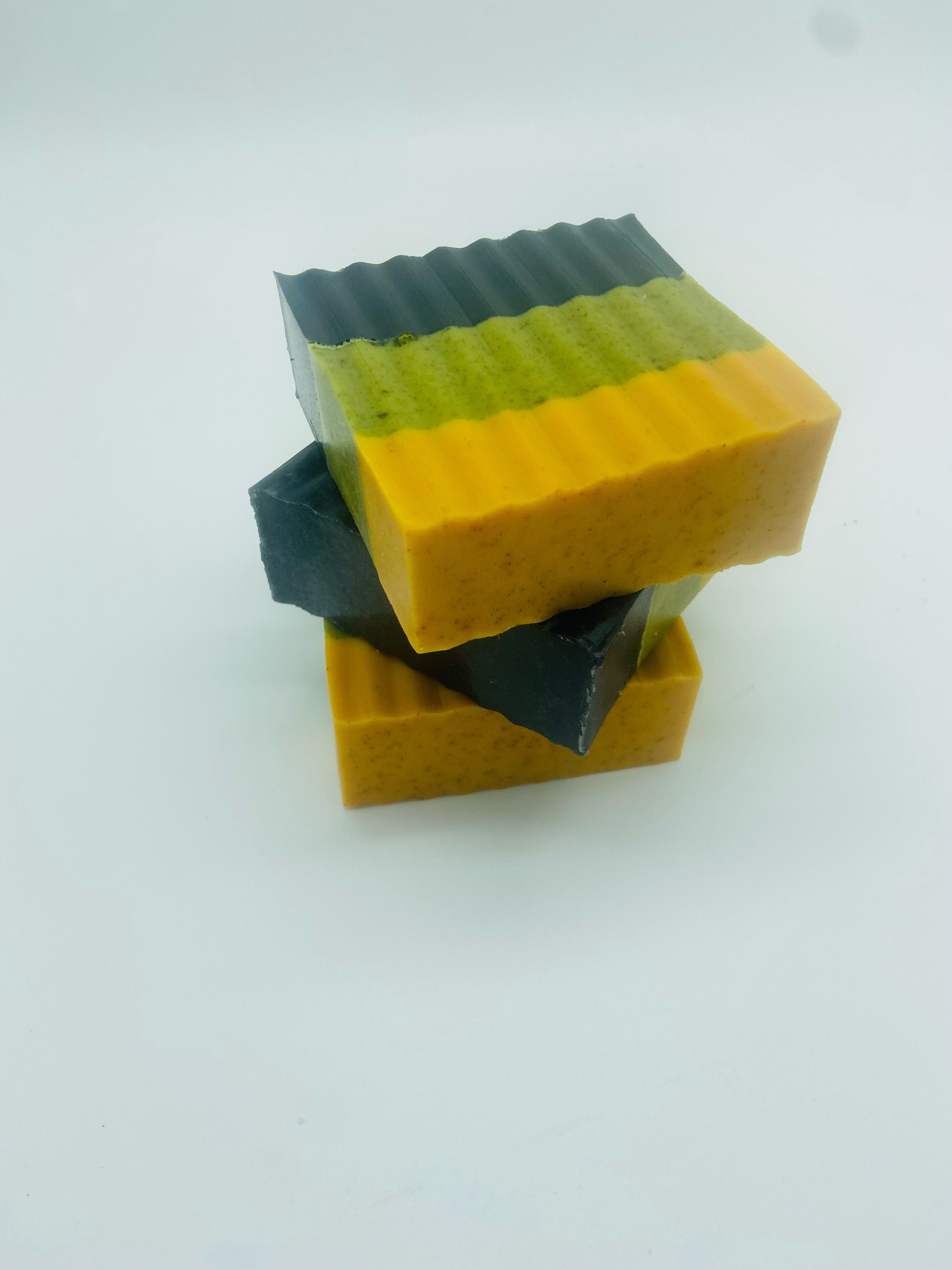 Turmeric Charcoal Moringa Soap Bar
