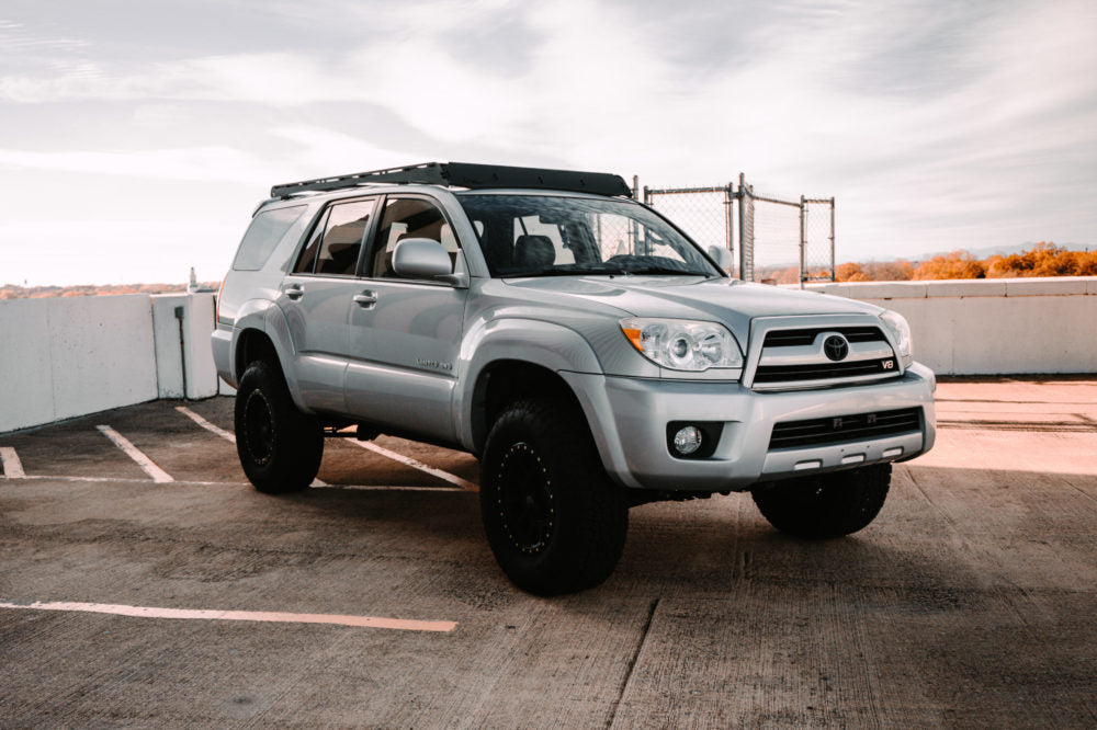 Prinsu roof rack on grey 4th gen 4runner