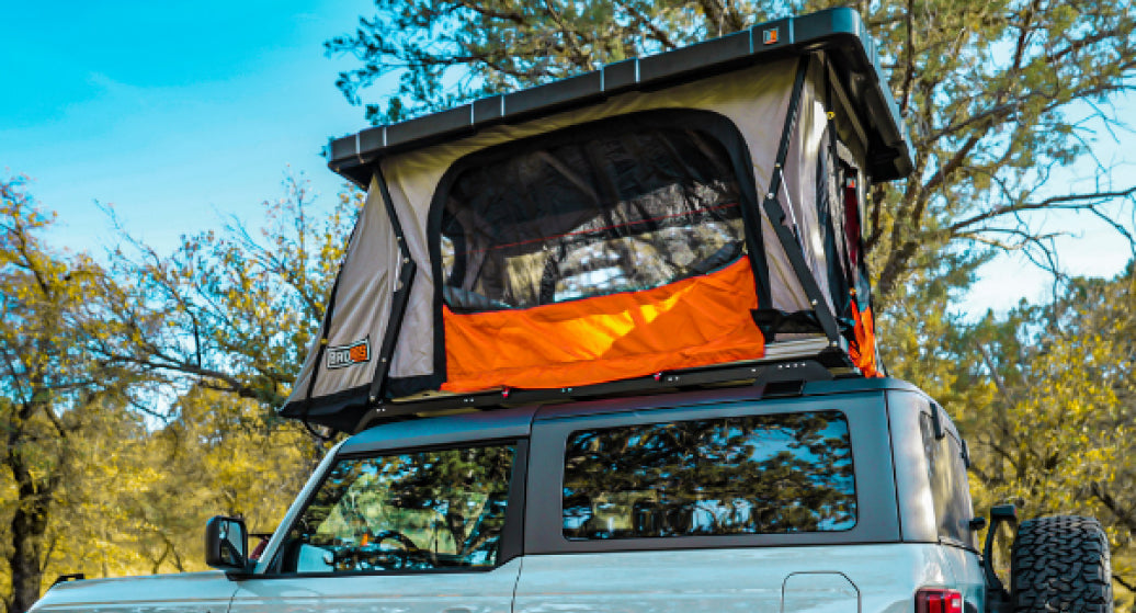 BadAss Recon tent on a Jeep