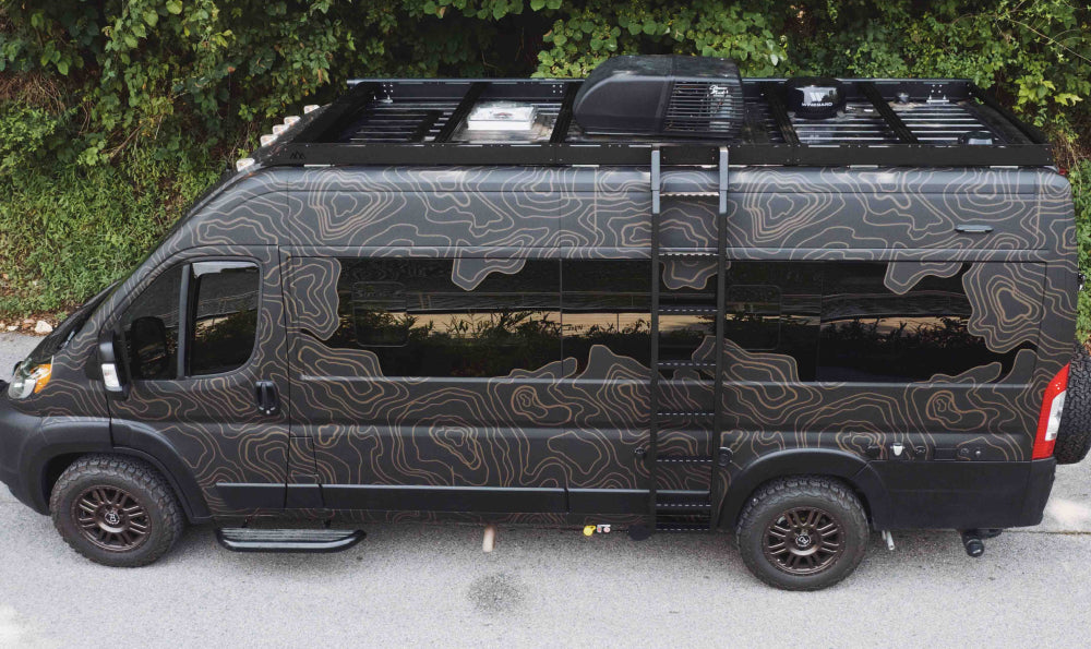 Backwoods Ram Promaster Roof Rack Side View