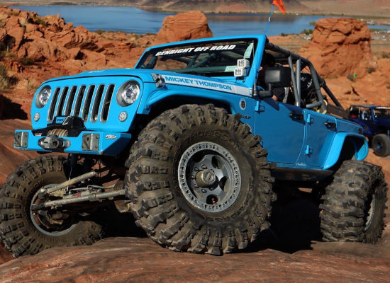 Blue Custom Jeep Wrangler