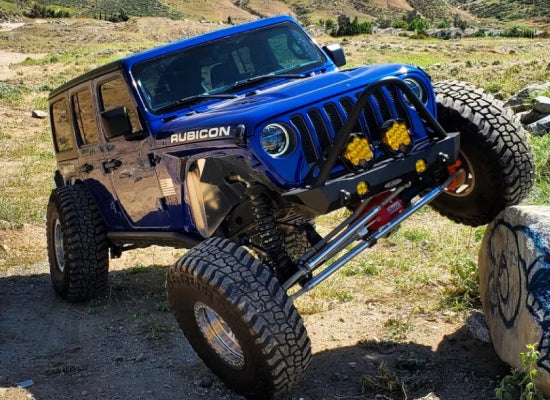 Blue Custom Jeep Wrangler