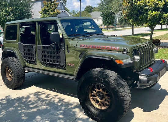 Green Custom Jeep Wrangler