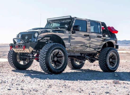 Camp Wrapped Jeep
