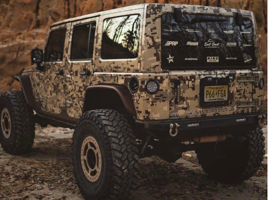 Camo Wrap Jeep Wrangler