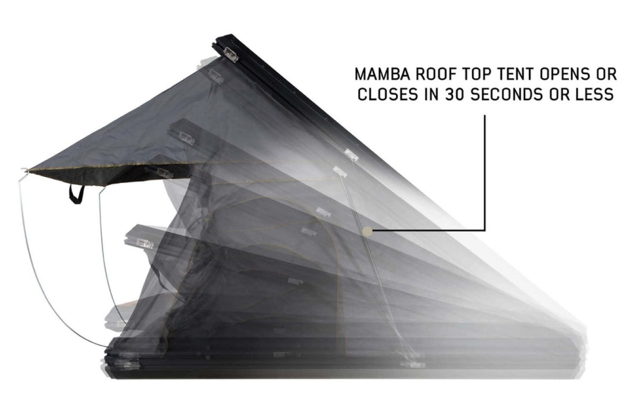 OVS Mamba roof top tent takedown process