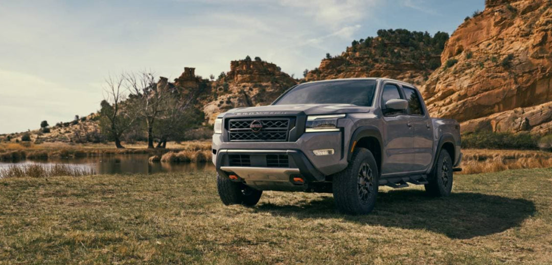 Grey Nissan Frontier