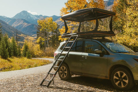 Overland Junction Golden Roof Top Tent for FJ Cruiser