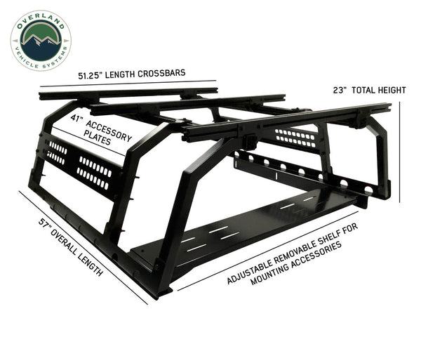 overland vehicle systems discovery bed rack overview
