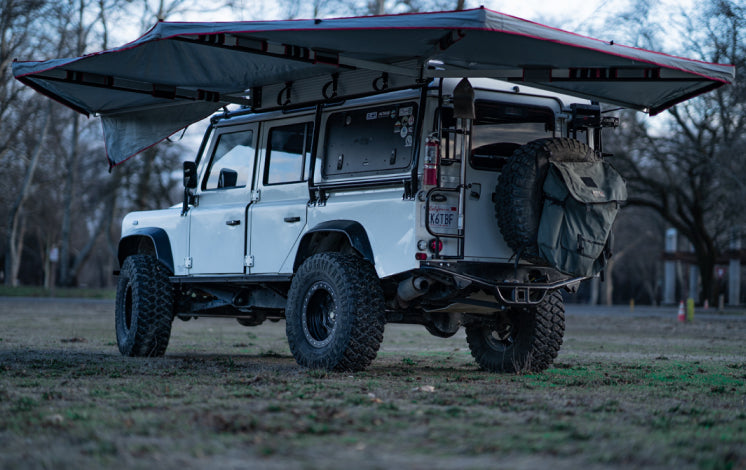 Overland Pros Wraptor 6k Awning On a Jeep