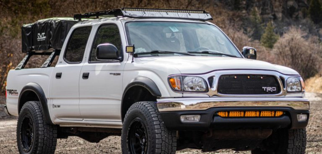 Prinsu 1st gen Tacoma Double Cab Roof Rack front view