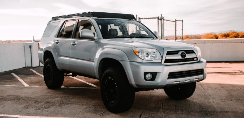 Prinsu 4th Gen 4runner Roof Rack on grey 4runner