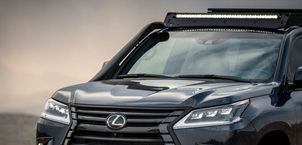 Prinsu lx 570 roof rack front view