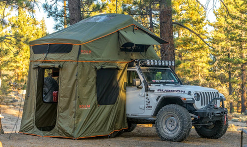 Roam vagabond roof top tent with annex