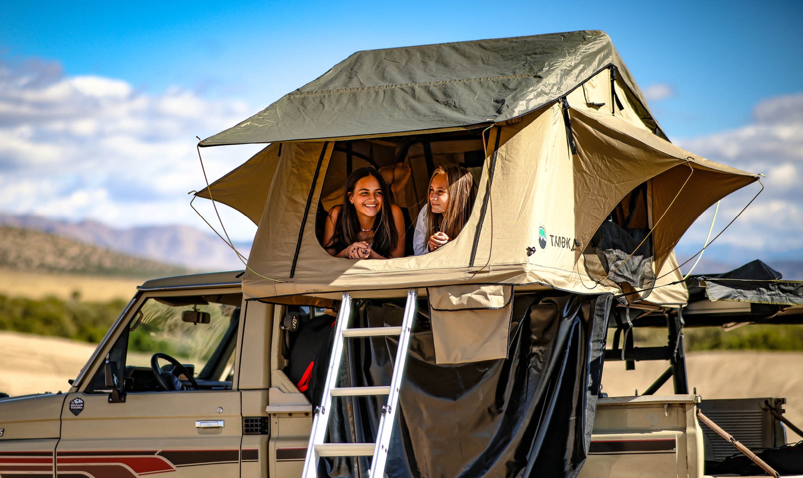 TMBK Roof Top Tent on a Truck