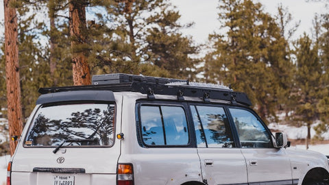 The La Sal from Sherpa (1990-1997 LC80) Roof Rack back view