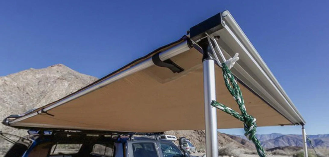 Tuff Stuff Awning poles closeup