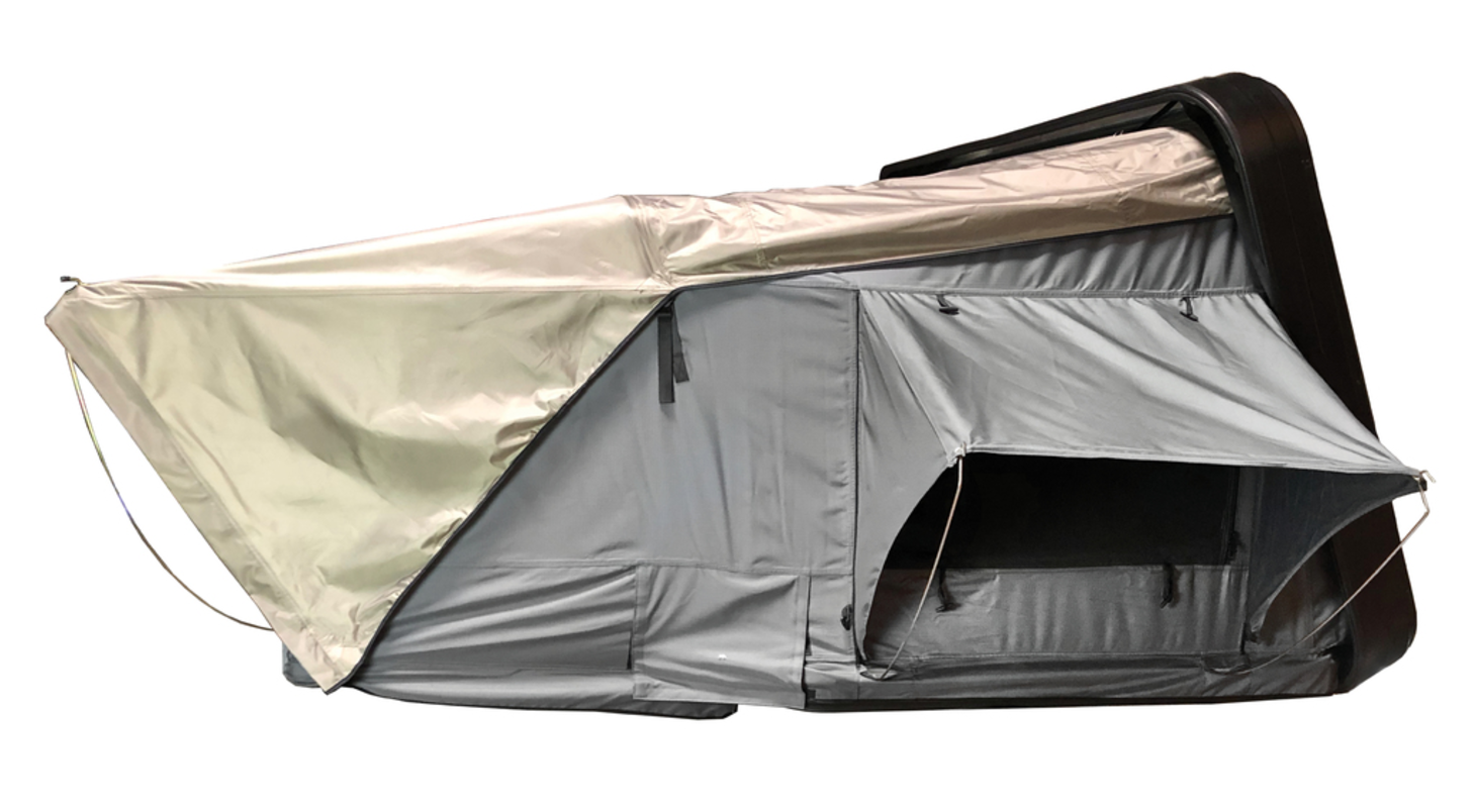 OVS Bushveld Hard Shell Roof Top Tent Side Angle
