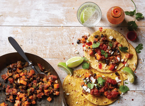 Sweet Potato and Blackbean Tacos