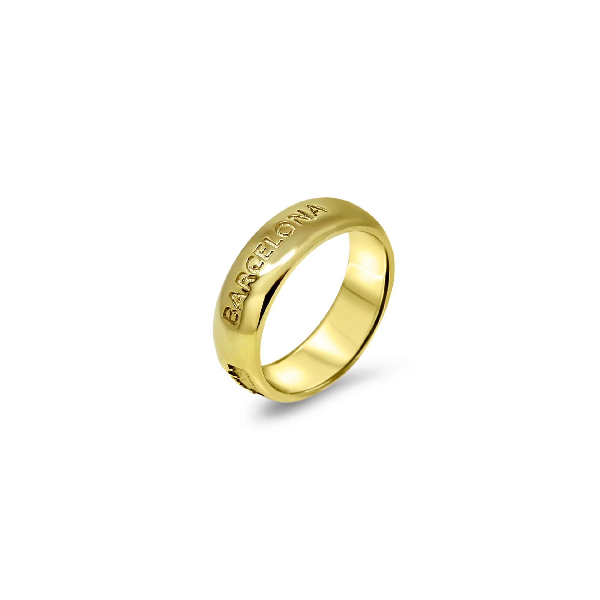 Lesunja Skyline Barcelona Gold Plated Ring – Lesunja Fine Jewellery