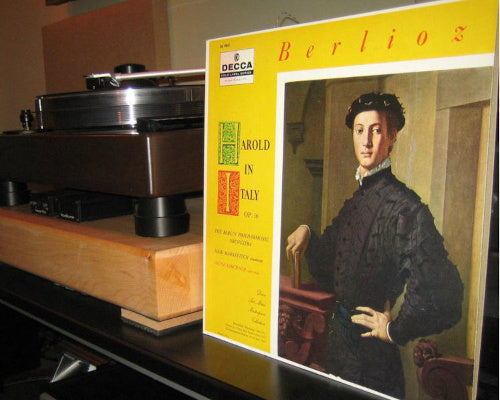 Berlioz Harold in Italy Op.16, Markevitch & Berlin Philharmonic, Kirchner Solo Viola - Decca Pink Label Promo DL 9841