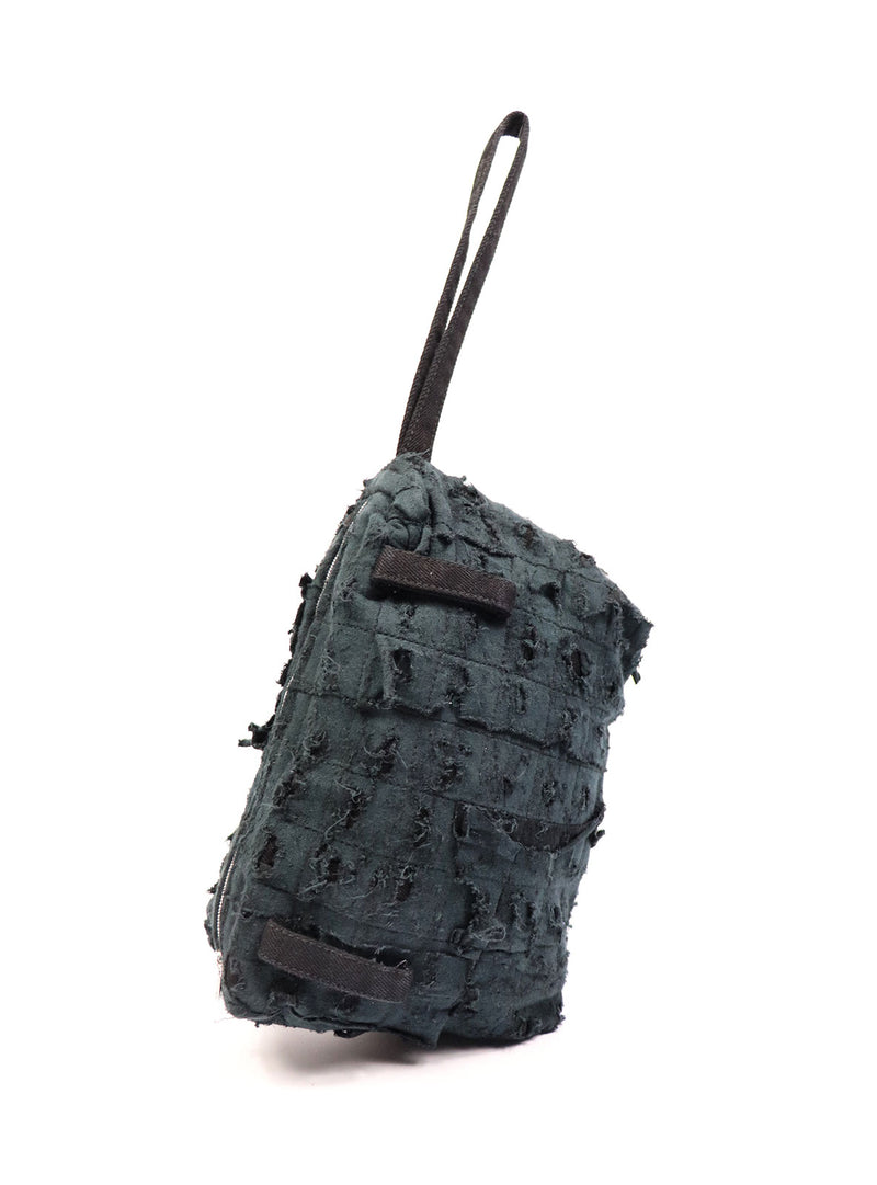 定価5万 PARADOXE paris:DARK FLAYED SAIL BAG-