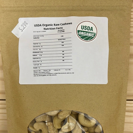 USDA Organic Raw Brazil Nuts Bulk Packaging 8oz - One Life Natural