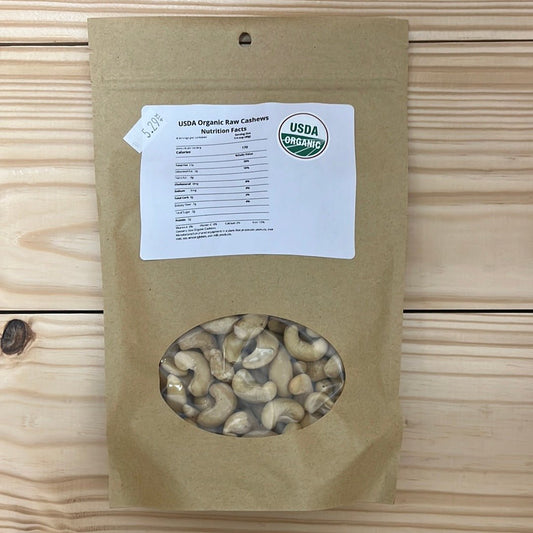 USDA Organic Raw Brazil Nuts Bulk Packaging 8oz - One Life Natural