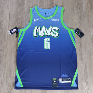 NWT Kristaps Porzingis Mavericks Nike Authentic City Jersey size 48