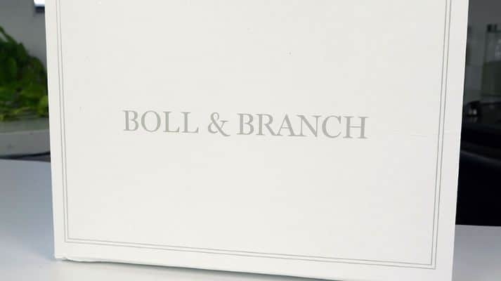 unboxing boll and branch sheets