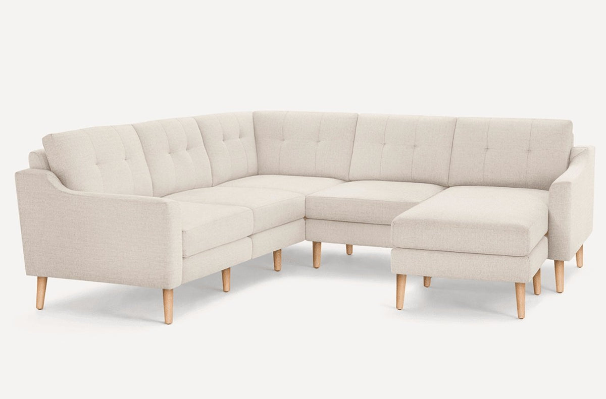 Burrow Sectional White