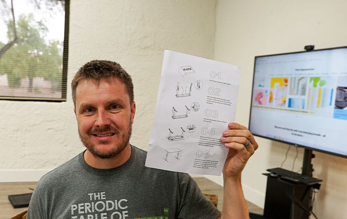 happen standing desk instructions