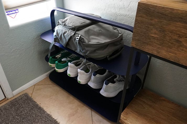 A Closet Update: Hacking Shelves for Boot & Shoe Storage – Between Naps on  the Porch