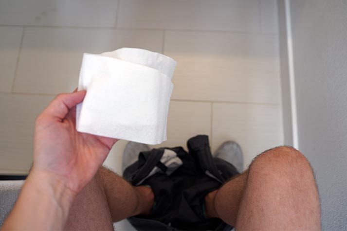 Reel Toilet Paper Test
