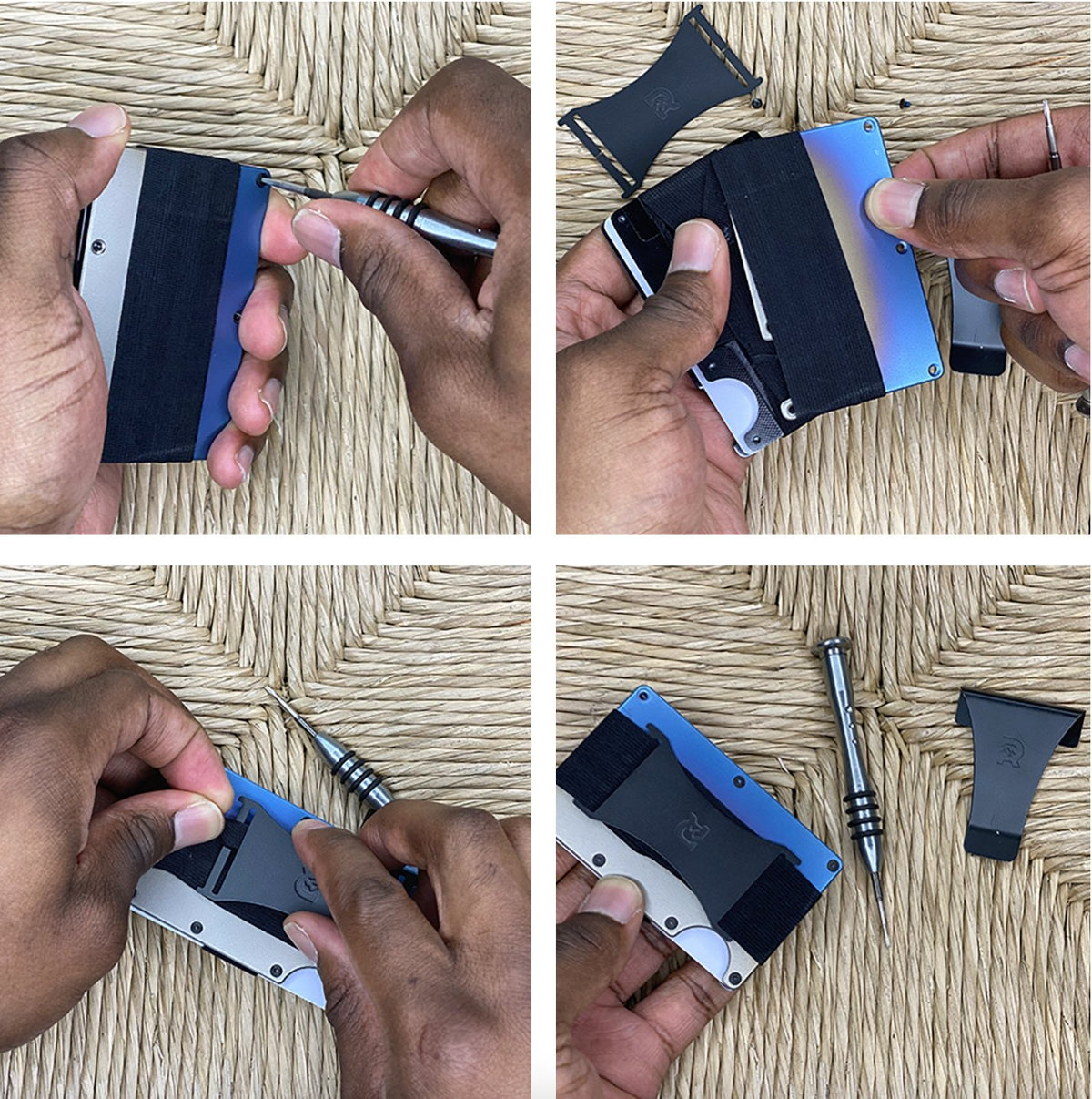 ridge wallet assembly