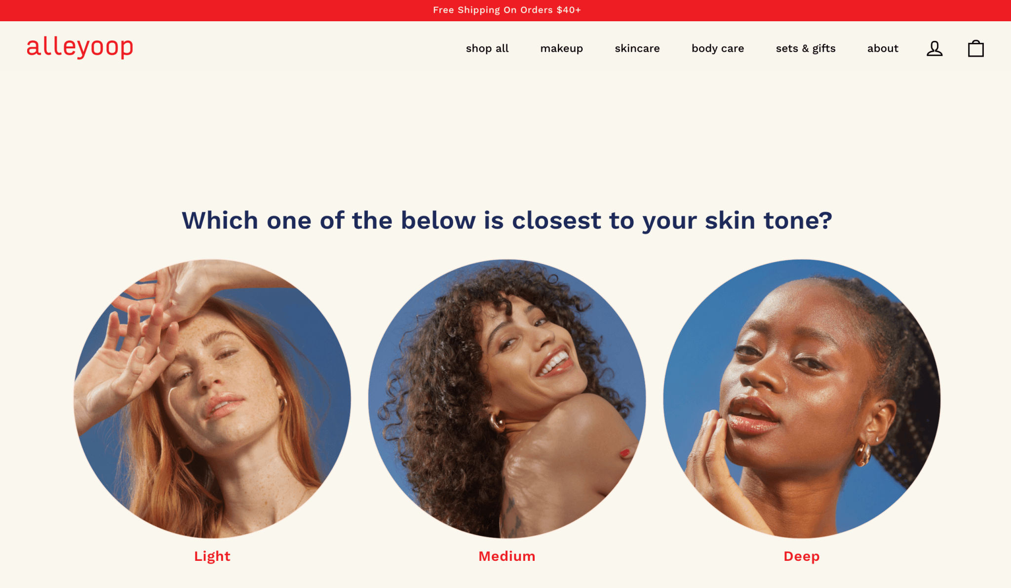 Alleyop Skin Quiz