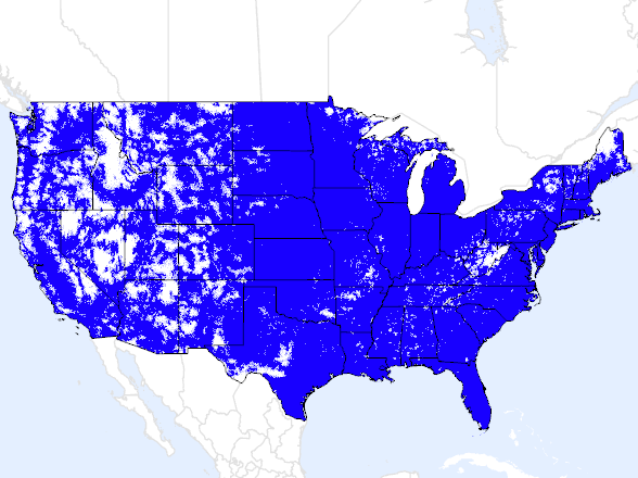 Visible Cellular Coverage Map