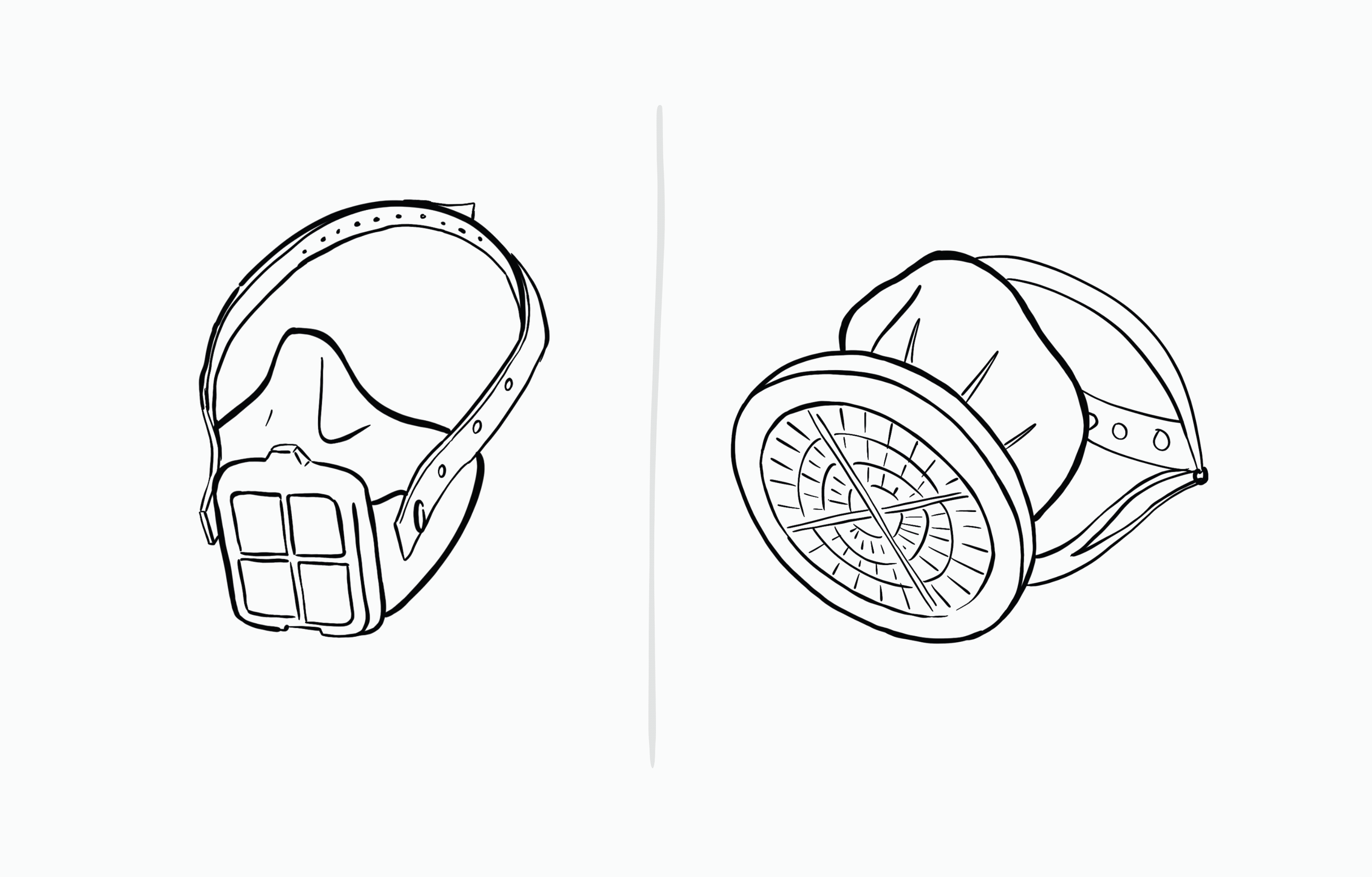 Masks with smaller filter area force air to move faster through the filter, reducing efficacy of a mask.