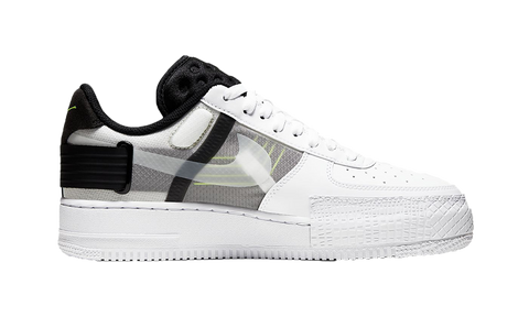 Nike Air Force 1 Type White Volt Sole Decree