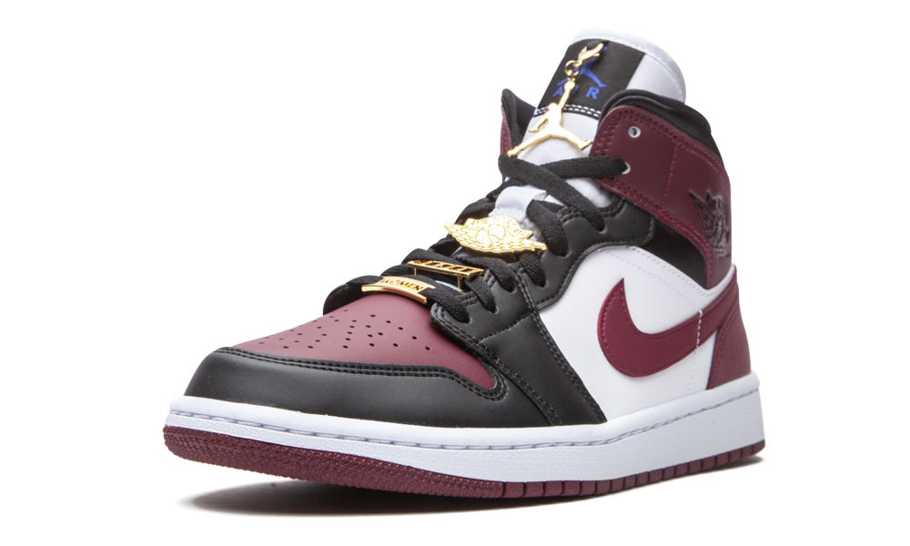 black dark beetroot jordan 1 foot locker