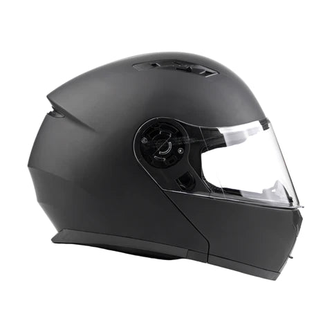 TH158 matte black modular helmet