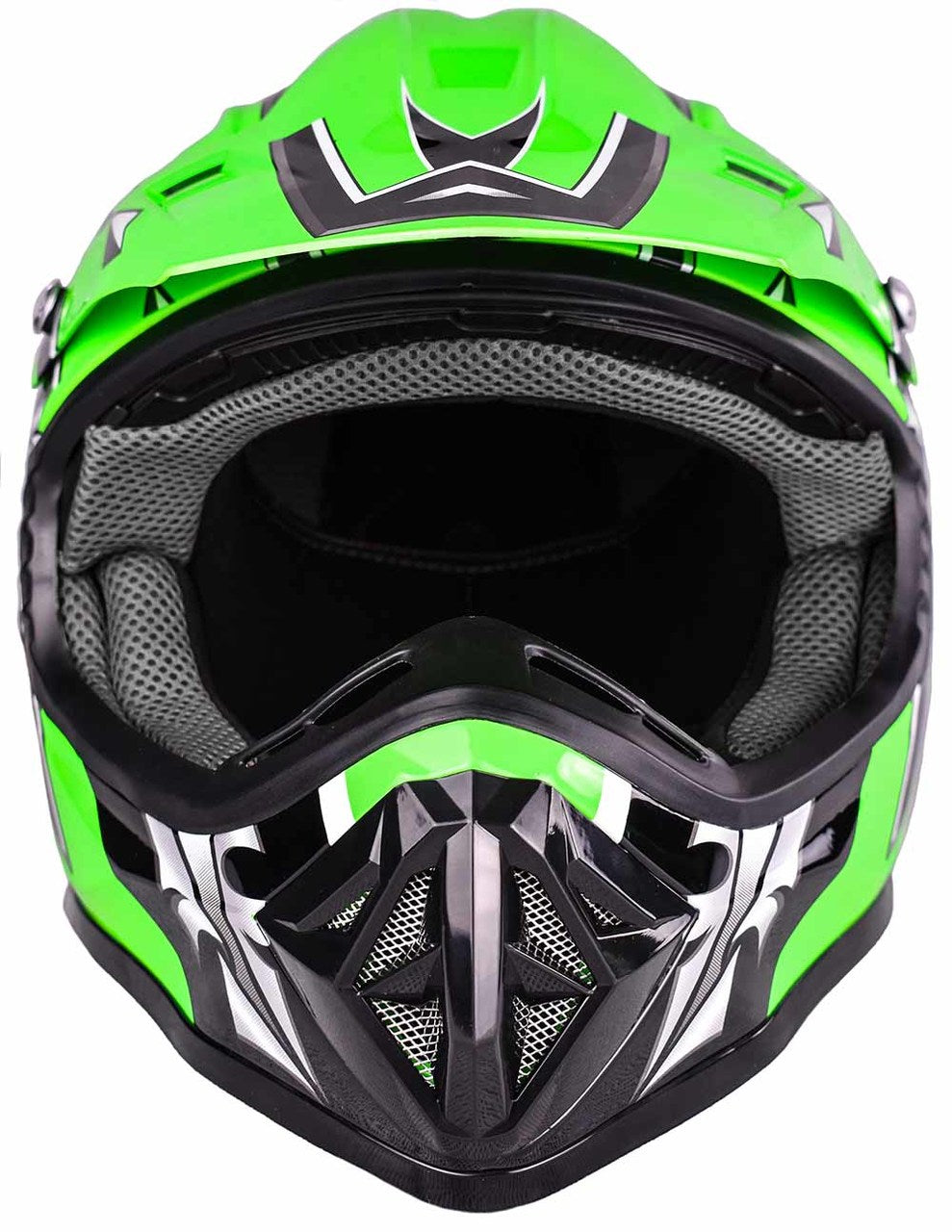 green youth atv helmet